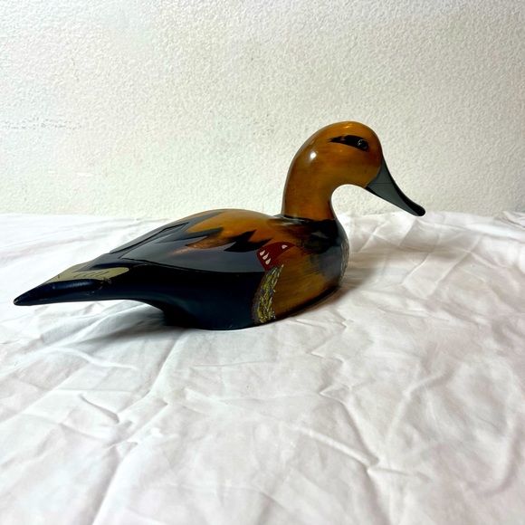 Vintage Hand Carved Wood Decoy Duck - Picture 1 of 5